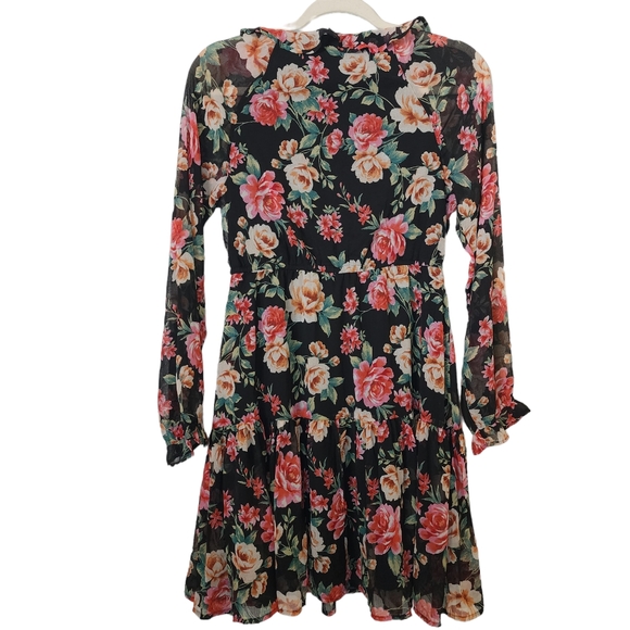 American Eagle Floral Chifon Mini Dress - Picture 8 of 8